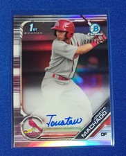 2019 Bowman Chrome - Prospects Autographs Refractor #CPA-JM Jonatan Machado /499