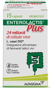 Enterolactis plus Capsule, Integratore Alimentare Di Fermenti Lattici Vivi L,Cas - Foto 1 di 13
