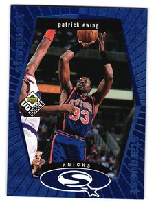 1998-99 Upper Deck UD Choice Starquest Blue Patrick Ewing #SQ18 HOF