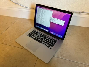 Apple Macbook Pro A1398 15" Mid 2015 15.4 Retina i7 2.2GHz 16GB 256GB SSD Laptop - Picture 1 of 10