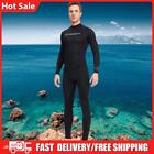 Men Wetsuits Breathable Sunscreen Diving Suit Outdoor Accessories (Black M)