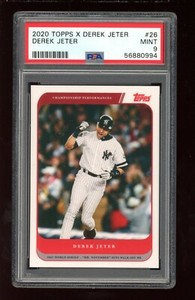 2020 Topps X Derek Jeter #26 Derek Jeter (PSA 9)