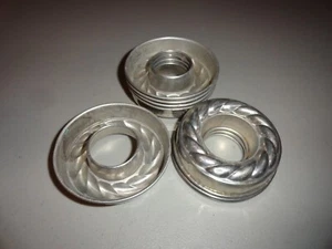 Vintage Jell-o Molds Small Aluminum Rings Lot of 8 - Picture 1 of 3