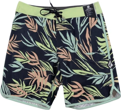 Volcom Bleeding Leaf Mod Board Shorts - NWT Mens 40 Black / Multi - #46838-E3 - Image 1 of 2