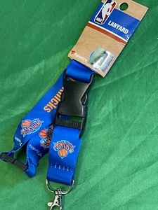NBA New York Knicks Fanatics Blue Combination Lanyard Key Clip NWT - Picture 1 of 2