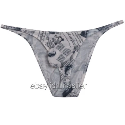Sexy calzoncillos boxer calzoncillos calzoncillos calzoncillos calzoncillos ropa interior de periódico suaves para hombre  Foto 1 de 3