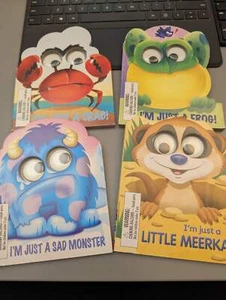 Top That! Google Eye Book LOT I'm Just a FROG meerkat CRAB monster SCARCE SEE PI - Picture 1 of 6
