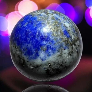 Lapis Lazuli Meditation Sphere UV Reactive (8) - Picture 1 of 14