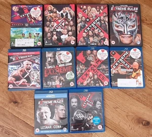 Wrestling Extreme Rules job of 4 DVD's, 6 Blue-Ray - Foto 1 di 4