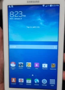 Samsung Galaxy Tab 3 7.0 SM-T217S Sprint solo 16 GB blanco - OMSB - Imagen 1 de 9