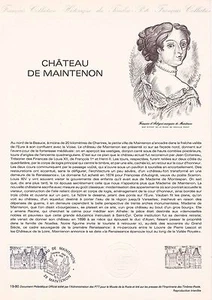 Philatelistisches Dokument 1. Tag: 19 1980 - Château de Maintenon - Bild 1 von 1