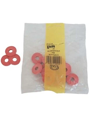 MADE IN ITALY 40 GUARNIZIONE GUARNIZIONI PER BOTTIGLIE GOMMA RANELLA ANELLI PER TAPPO 01 2025
