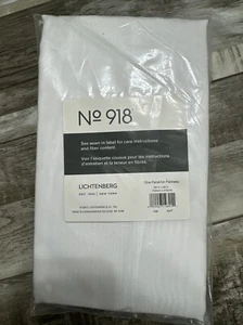 Lichtenberg Nr. 918 Emily transparente Gardine Panel weiß 59” x 84” NEU - Bild 1 von 4