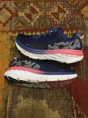 Hoka One One Womens Bondi 5 1016605 BSTW Blue Running Shoes Sneakers Size 9.5 - Image 1 of 4