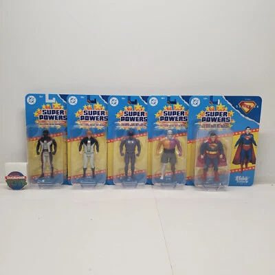 McFarlane Super Powers Superman movie 5 pack figures gold label - Image 1 of 4
