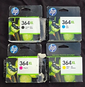 Oryginalne wkłady atramentowe HP 364XL, czarne, błękitne, purpurowe, żółte - Zdjęcie 1 z 2