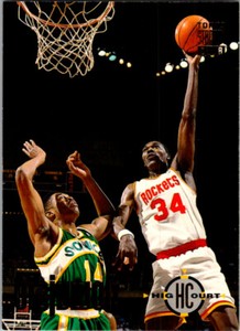 Hakeem Olajuwon 1993 Stadium Club #64 Members Only Basketball Card