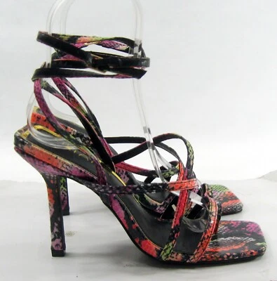 LILIANA new Multi 4.5"Stiletto High Heel Ankle strap  Shoes WOMEN Size 8 - Image 1 of 4