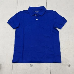 Old Navy Blue Tango Uniform Pique Short Sleeve Polo Boys Size Small NEW - Picture 1 of 6