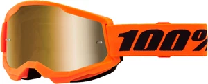 100-Percent Strata 2 Goggle Neon Orange Mirror Gold Lens - Bild 1 von 2