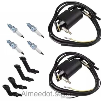2X Ignition Coil + Spark Plug FOR Yamaha FZ6 2004-2009, FZ600 1993-1994 - Изображение 1 из 4