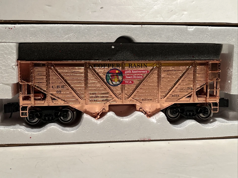 K-line Lionel 6-21714 Copper Basin Hopper Load Copper Plated Diecast NEW Banquet - Image 1 of 4