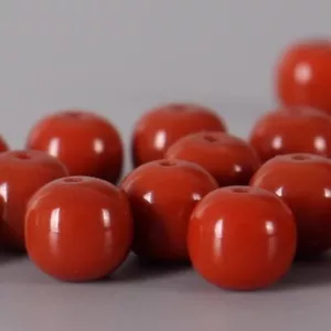 1x Red Agate Carnelian Stone Loose Beads Buddhist Bracelet Necklace DIY Material - Picture 1 of 6