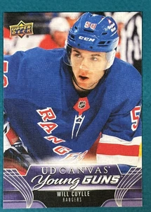 2023-24 Upper Deck #C93 Will Cuylle UD Canvas YOUNG GUNS RC ROOKIE Rangers - Bild 1 von 2