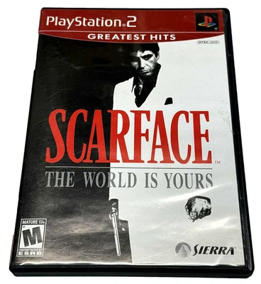 Scarface The World is Yours PS2 NTSC US/CAN PlayStation 2 Greatest Hits *Manual* - Image 1 of 2