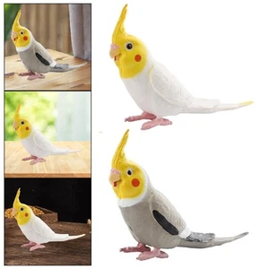 Simulation Parrot Figurine Miniature Parrot Realistic Bird Animal Sculpture for - Picture 1 of 15