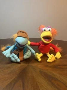 Vintage 2006 Jim Hensons Fraggle Rock Nanco Plushes Red and Boober - Picture 1 of 11