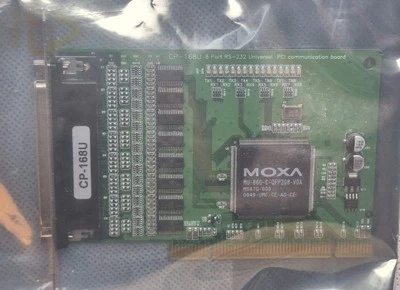 Moxa CP-168U 8-Port RS-232 Serial Card Universal PCI - Board Only - Image 1 of 2