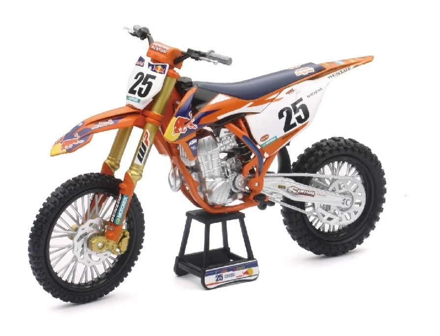 NEWRAY,KTM 450SX-f RED BULL EDITION #25 Marvin MUSQUIN, 1/10, NEW57963 - Image 1 of 1