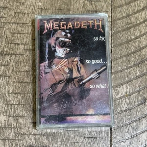 Megadeth So Far So Good So What Cassette Tape 1987 Capital Records Thrash Metal - Picture 1 of 7