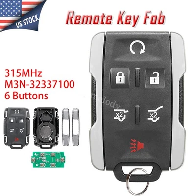 Mando a distancia para Chevrolet Suburban Tahoe GMC Yukon 2015 2016 2017 2018 2019 Foto 1 de 4