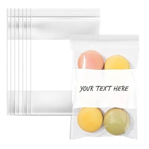 - 8" X 10" Clear Plastic Zipper Bags With Writable White Block (1000 Count) 2... - Bild 1 von 7