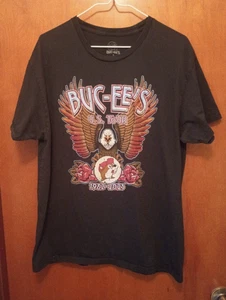Buc-Ee's WORLD TOUR T-Shirt 1982-2023 Size LG, 100% Cotton, Black - Picture 1 of 5