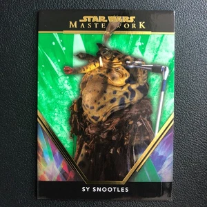 2024 Topps Star Wars Masterwork #68 Sy Snootles Green 77/99 - Picture 1 of 3