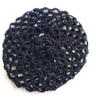 Crochet bun cover Ballet Dance Recital Skating Snood custom colors/sizes  - Image 1 of 4