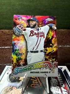 2023 Topps Chrome #FS-20 Future Stars Michael Harris II Rookie RC Atlanta Braves - Foto 1 di 2
