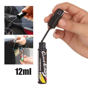 Black 12ml Car Scratch Remover Paint Repair Liquid Pen Touch Up Coat Tool Parts - Foto 1 di 7
