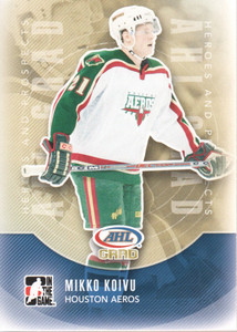 2011-12 ITG Heroes and Prospects Hockey #163 Mikko Koivu