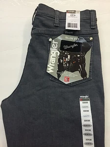 Men's Wrangler® Cowboy Cut® Silver Edition Slim Fit Grey Jean 933SEGY - Picture 1 of 2