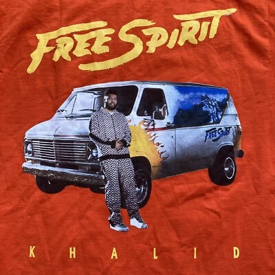 Free Spirit Mens Khalid Free Spirit Tour Van Tee Shirt Mens Size Medium - Image 1 of 4