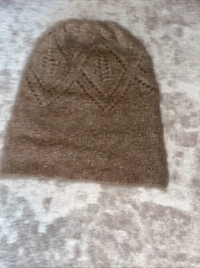 Musk Ox 100% Qiviuk Qiviut Arctic Hand Knit Hat Cap Hand Knit Alaska - Picture 1 of 5