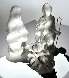 Christmas Holy Family Presented In Ceramic - Picture 1 of 7