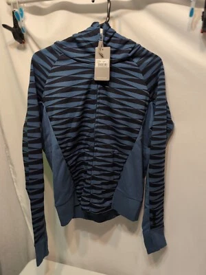 Women's Bench blue  tiger print Full Zip Hoodie Jacket Size Small NWT - Image 1 of 4