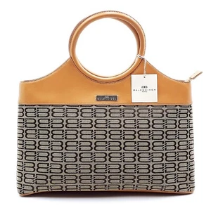 Balenciaga Near Mint Handbag Canvas Leather Round Handle - Picture 1 of 8