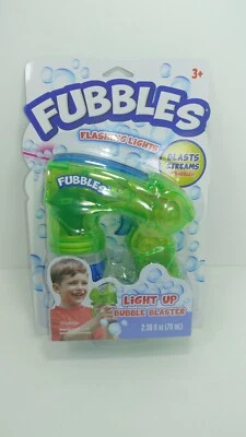 Fubbles Light-Up Bubble Blaster Bubble Making Toy - green. Brand New/Sealed - Image 1 of 4