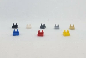 LEGO Parts Tile Modified 1 x 1 w/ Clip 2555 12825 [4 pieces] Choose Color - Picture 1 of 9